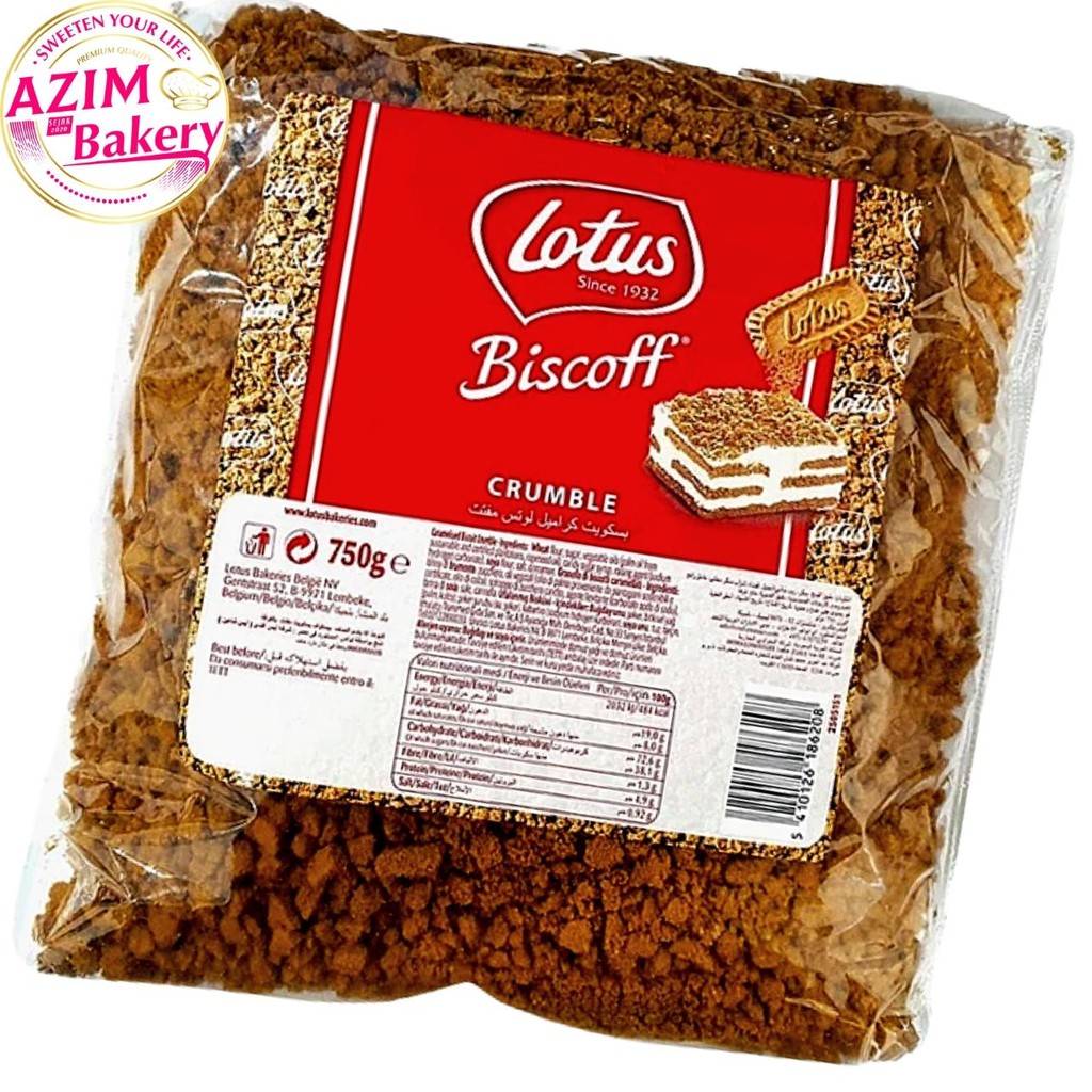 Lotus Biscoff Crumble 750g Biscoff Crumbles Original Lotus Biscoff