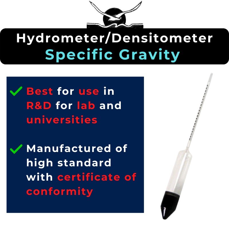 (0.6 2.0) Specific Gravity SG Hydrometer Densitometer for brewing Lab Medical Shopee Malaysia