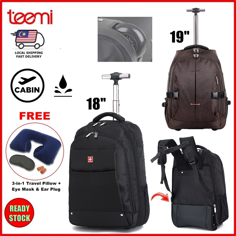 trolley backpack cabin luggage