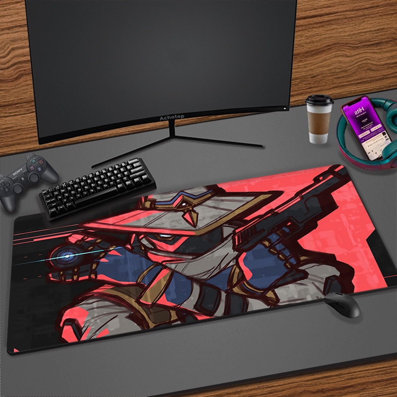 Valorant Cypher Gaming Mouse Pad Large Anime Mause Pad Game Desk Mat
