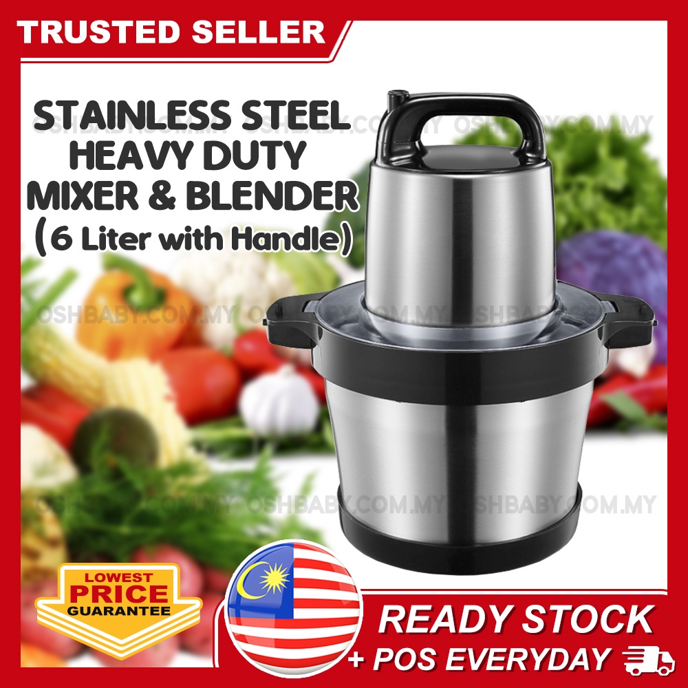 STAINLESS STEEL HEAVY DUTY MIXER & BLENDER 6L Shopee Malaysia