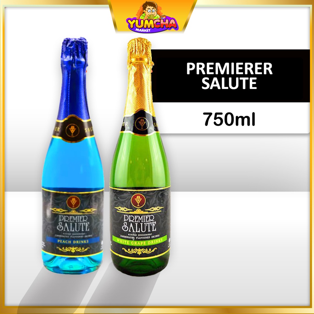 Premier Salute Sparkling Drinks 100 Original Red Grape / Peach 750ml