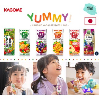 [NEW] Japan Kagome Original Fruits Vegetables Juice 日本纯水果蔬菜汁 200ml Natural Juice Imported from Japan 日本进口纯果汁