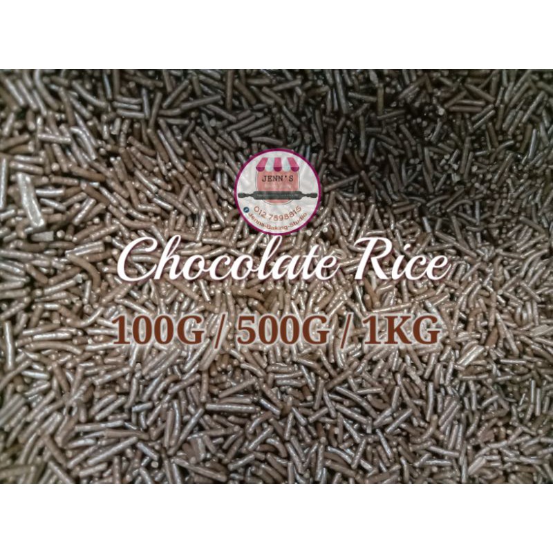 Halal HBI Harvest Premium Chocolate Rice / Coklat Urai Coklat Ruce tabur choc rice 巧克力米