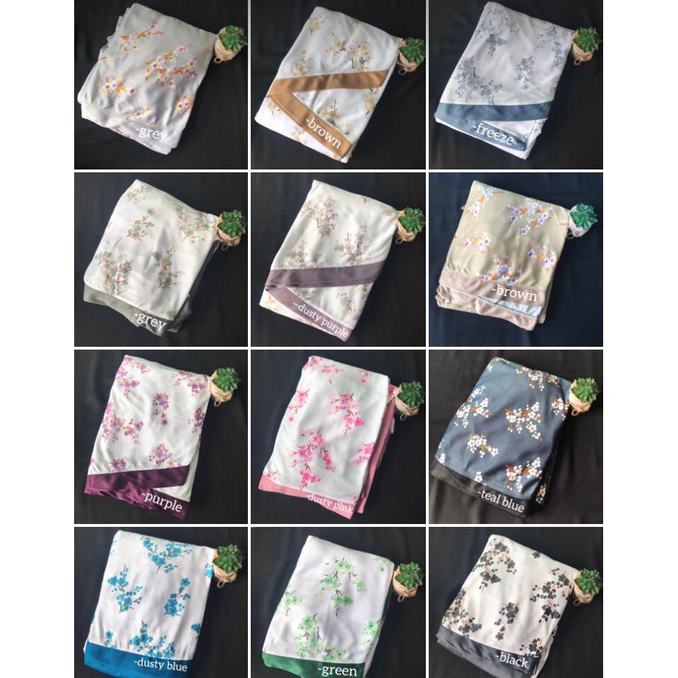 ??Telekung viscose print corak??