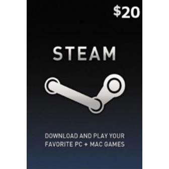 Steam Gift Card 20 USD Steam Key GLOBAL | Shopee Malaysia