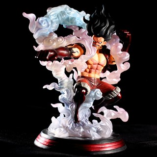 One Piece Snake Man Monkey D Luffy Fourth Gear 28cm Pvc Action Figures Shopee Malaysia - luffy finished gear 4th snake man roblox