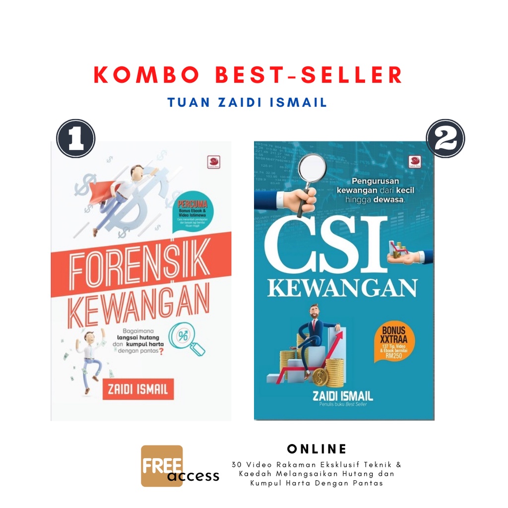 Buku Forensik Kewangan Zaidi Ismail 100% ORIGINAL keluaran Galeri Ilmu