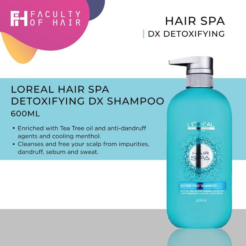 Loreal Hair Spa Detoxifying DX Shampoo (600ml) | Shopee Malaysia