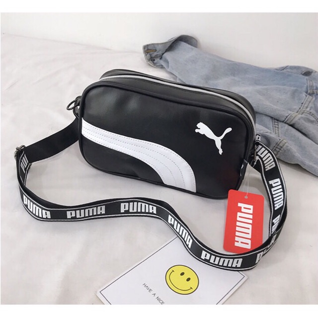 Puma sling bag black Shopee Malaysia