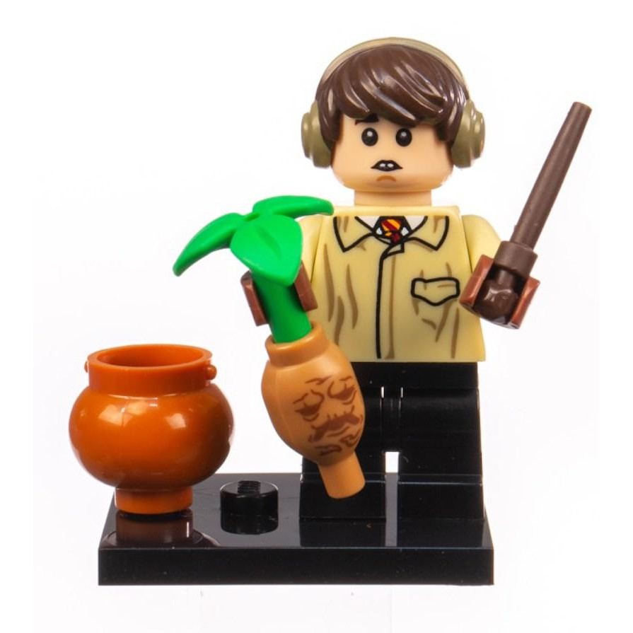 Lego Neville Longbottom Minifigure With His Plant Shopee Malaysia