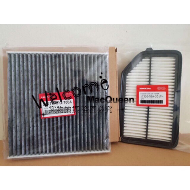 Honda CITY/BRV/JAZZ T9A 14u0027 Air Filter 17220-55A-Z01TH + AIRCOND 