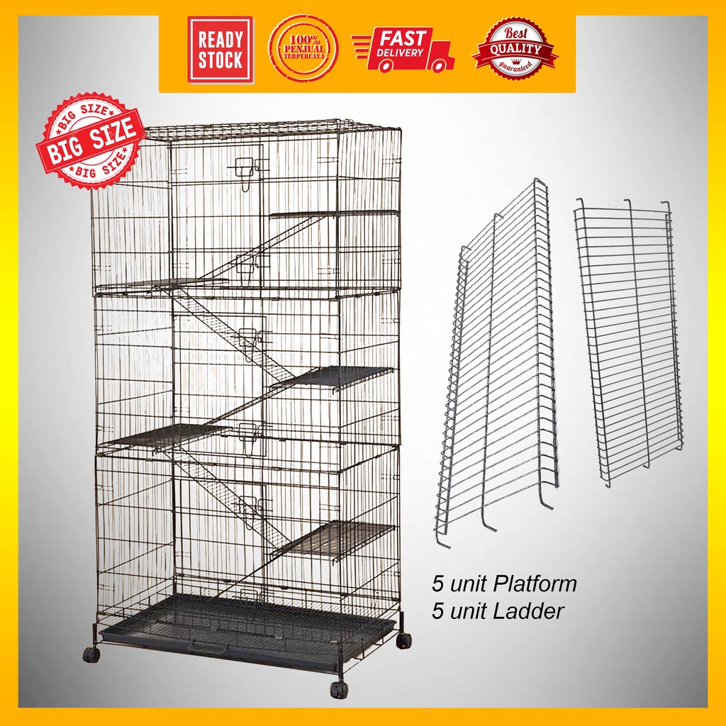 Buy Sangkar Kucing (Besar) 5 Tingkat / Cat Cages 5 Level 9135A 