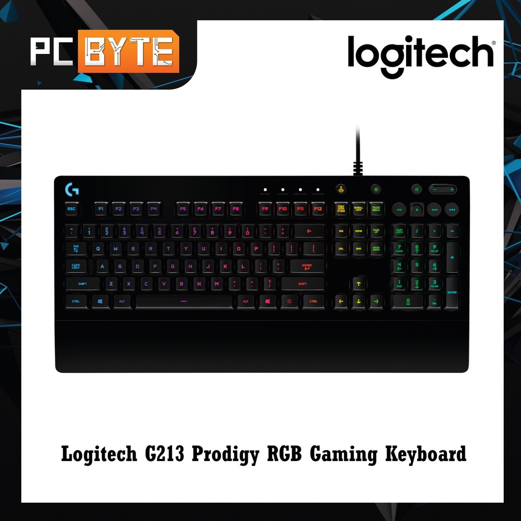 Logitech G213 Prodigy RGB Gaming Keyboard | Shopee Malaysia