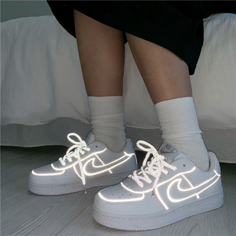 nike air force 1 mid 3m reflective