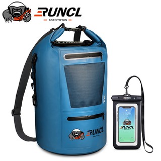 RUNCL Waterproof Dry Bag 10/20/30/40L Tripper Backpack Tackle Bag Lure Fishing Multi-Function Shoulder Bag Outdoor Travel Bike