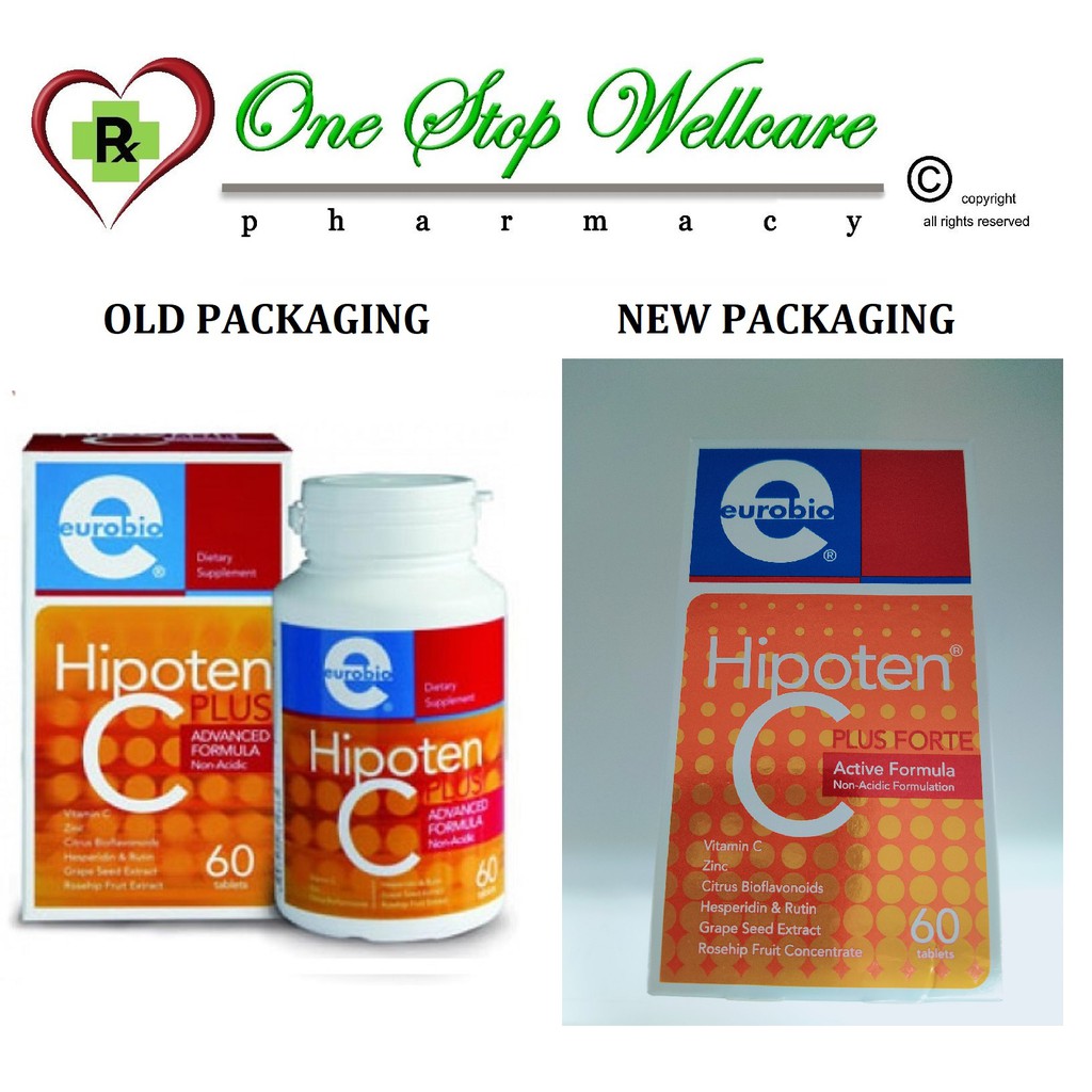 Eurobio Hipoten C Plus Forte Active Formula 60 S Exp 03 2022 Shopee Malaysia