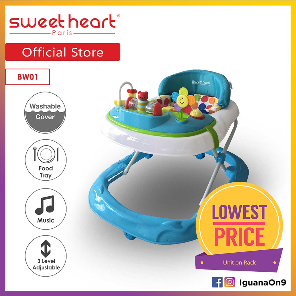 sweet heart paris baby walker