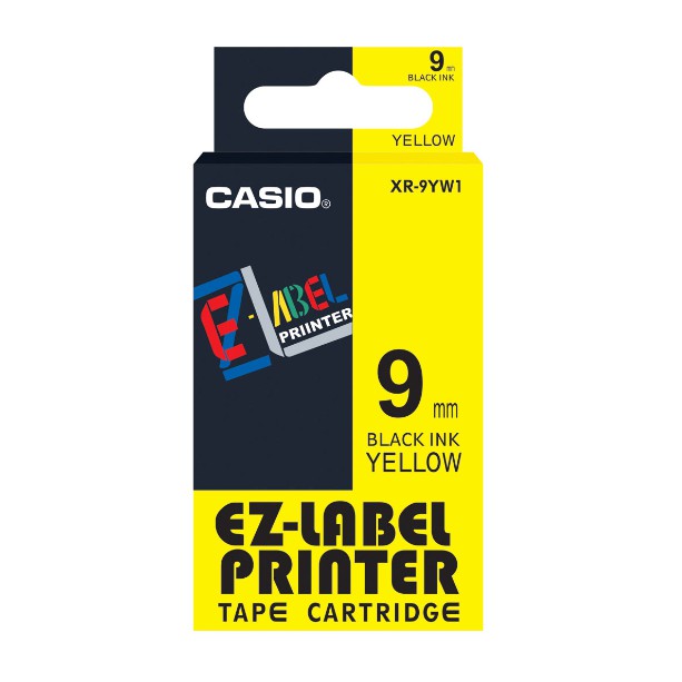 CASIO LABEL CARTRIDGE 9MM XR-9YW1 (YELLOW) | Shopee Malaysia