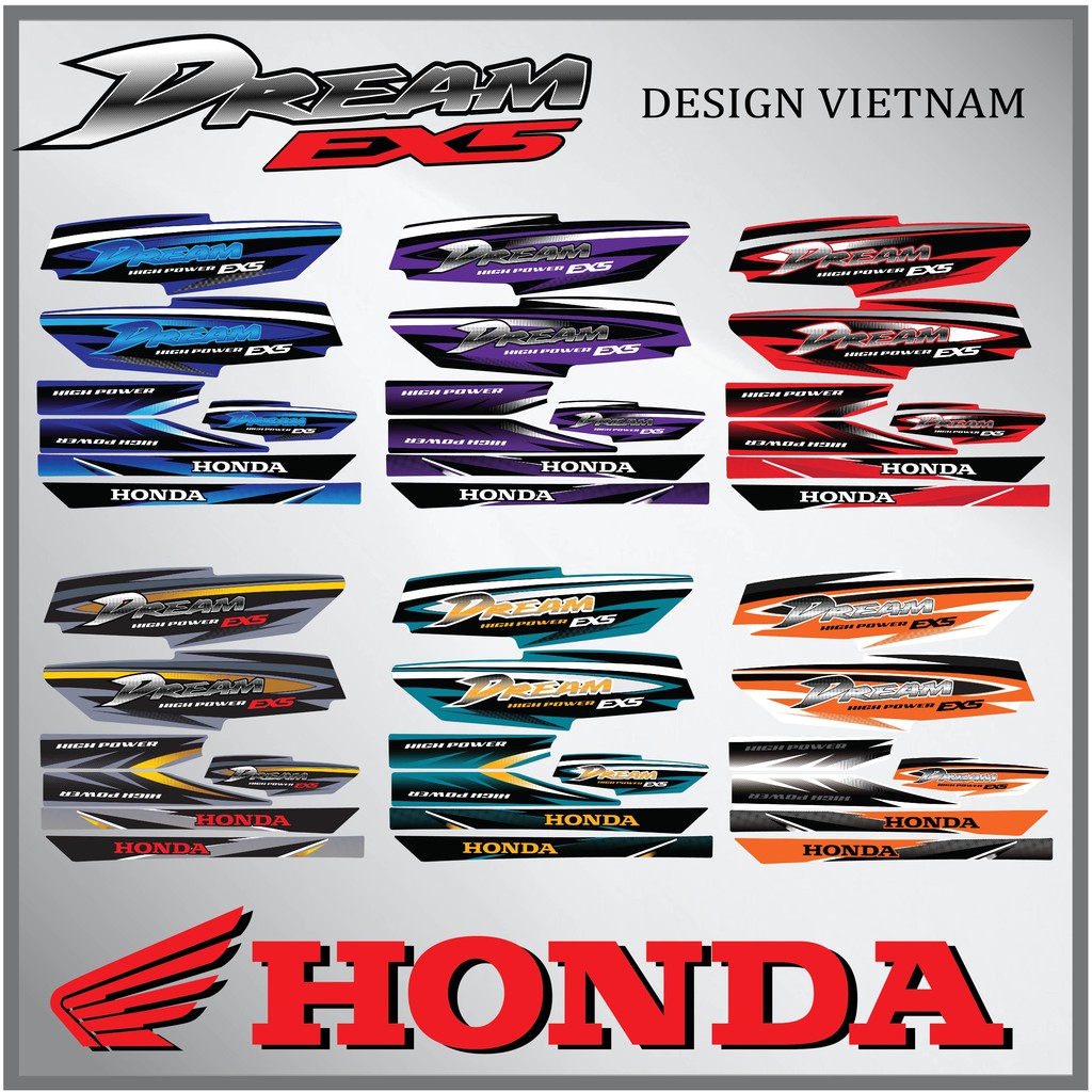 Buy Stripe Honda Ex5 Dream Vietnam Design 9 Seetracker Malaysia