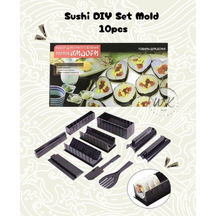 Sushi DIY Set Mold 10pcs