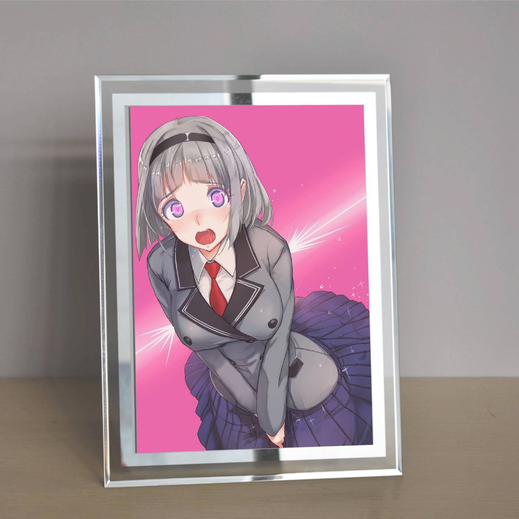 Shimoneta: A Boring World Where the Concept of Dirty Jokes Doesn't Exist -  A4 crystal anime photo frame Custom made | Shopee Malaysia
