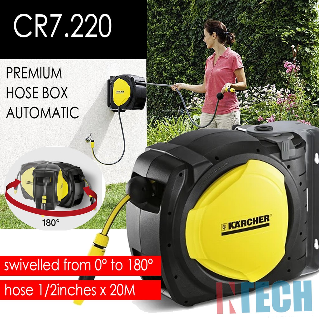 KARCHER CR7.220 / CR7220 AUTOMATIC COMPACT HOSE REEL, 1/2" X 20M (PN
