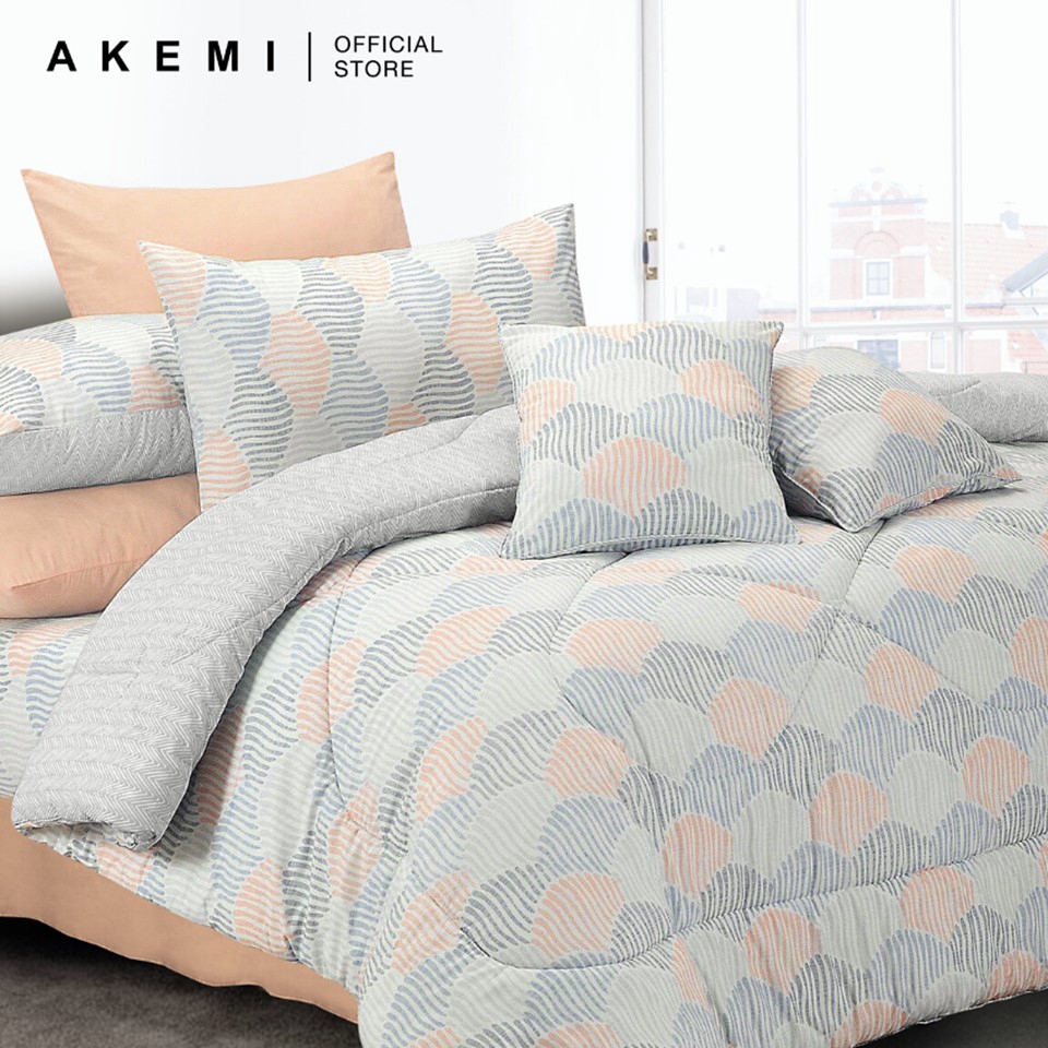 AKEMI Cotton Essentials Fitted Bedsheet Set 700TC (At Home Bliss