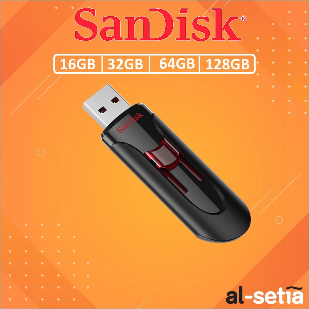 Sandisk Cruzer Glide Cz600 16gb 32gb 64gb 128gb Retractable Usb 3 0 Flash Drive Pendrive Shopee Malaysia