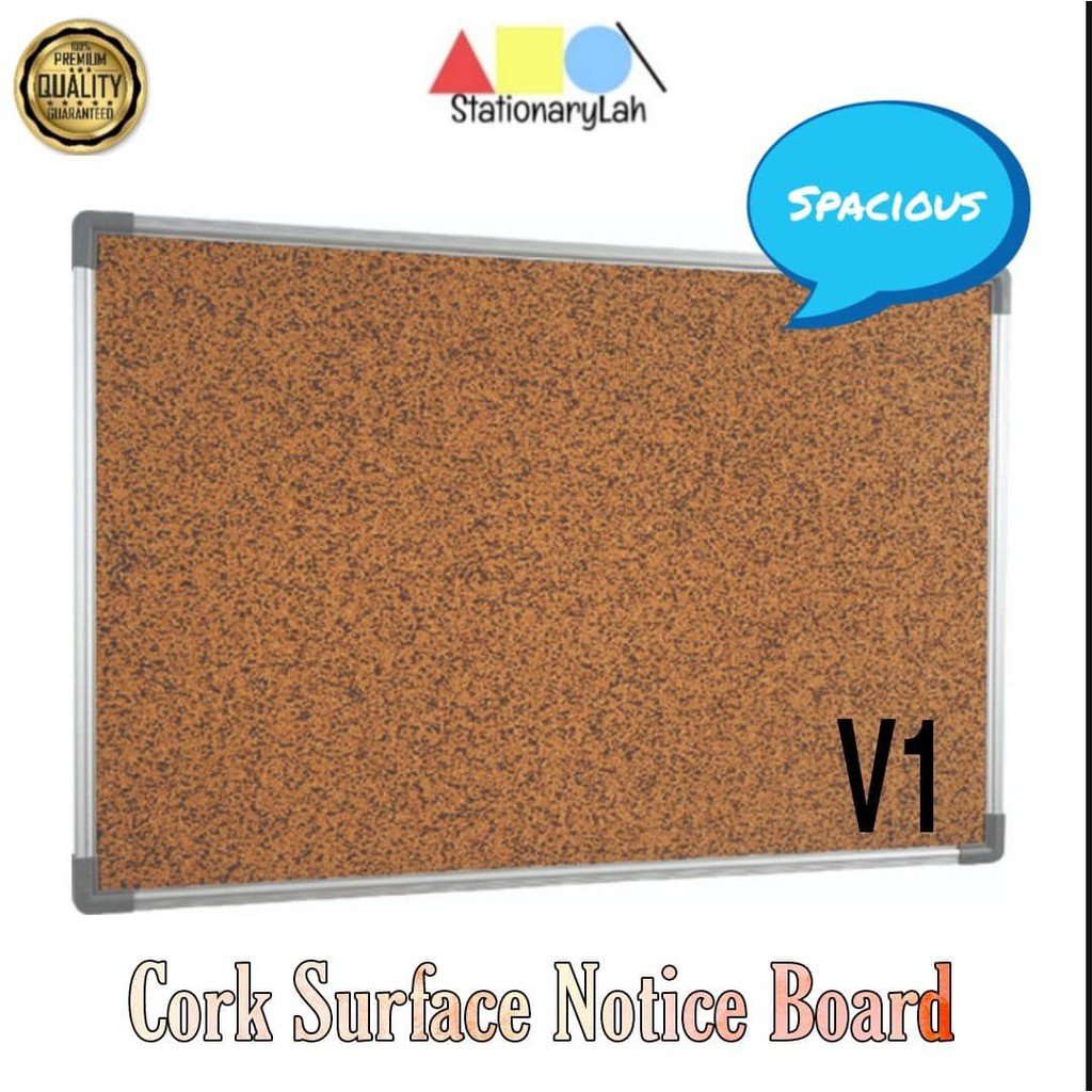 Aluminum Frame Notice Board Premium Quality / Papan Nota / (Cork Board