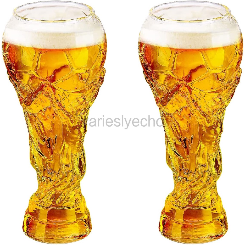 2022 World Cup Beer Glass, Drinking Glasses Hercules Mug Beer Mug, Glass Football Cup, Crystal Glass Wine Cup, Soccer World Cup Glasses, Beer Party Bar Supplies For Watching Soccer