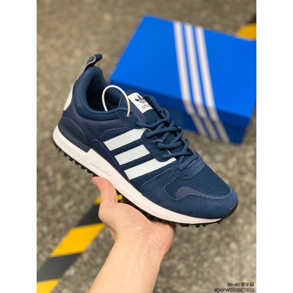 Adidas ZX700 fashion sports INS popular men and women running shoes casual shoes | Shopee Malaysia