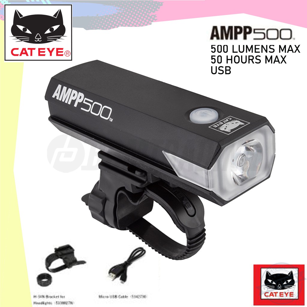 cateye ampp 500 front light