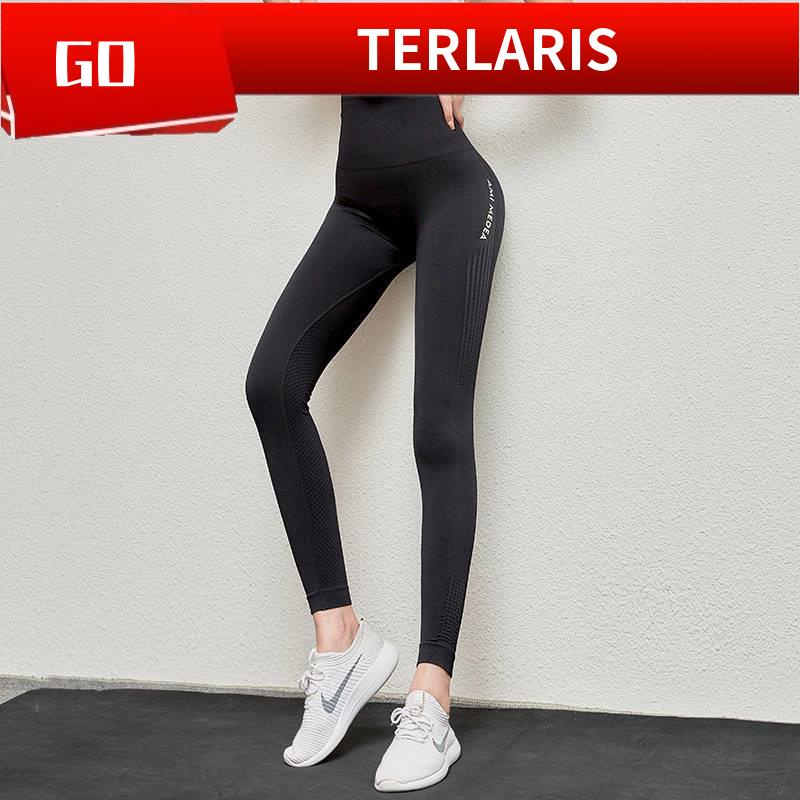 Ready Stock Seluar Perempuan Yoga Celana Wanita Ketat Pinggang Tinggi Latihan Cepat Kering Seluar Sukan Wanita Musim Luruh Dan Musim Sejuk Tinggi Elastik Pic Hip Kecergasan Seluar Wanita Saiz Besar