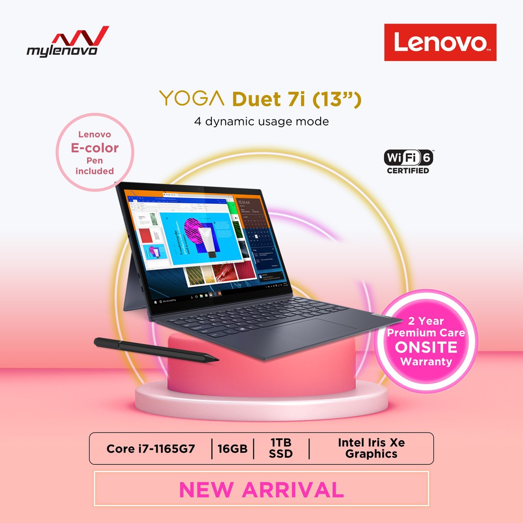 LENOVO YOGA DUET 7i 13IML05 Duet 7 i7-1165G7 16GB 1TB SSD With E-color ...