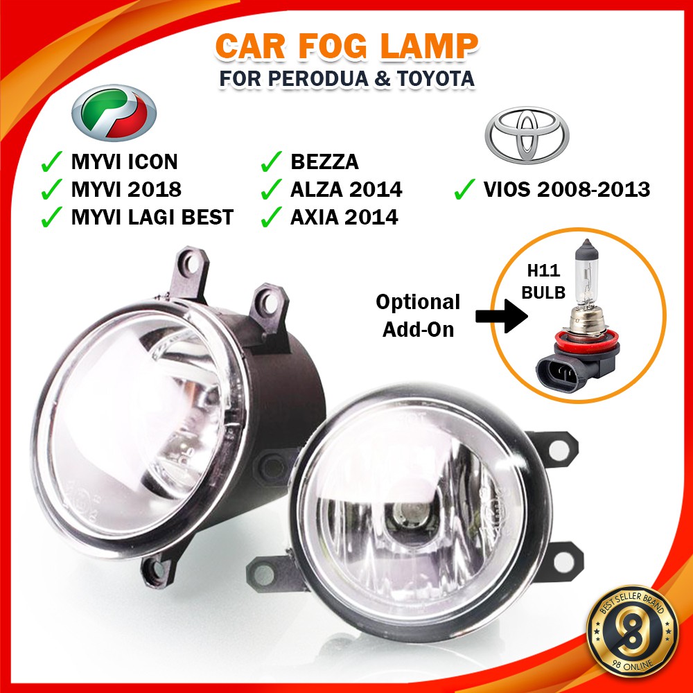 Perodua Alza Bezza Myvi Icon Fog Lamp Fog Light Sport My XXX Hot Girl