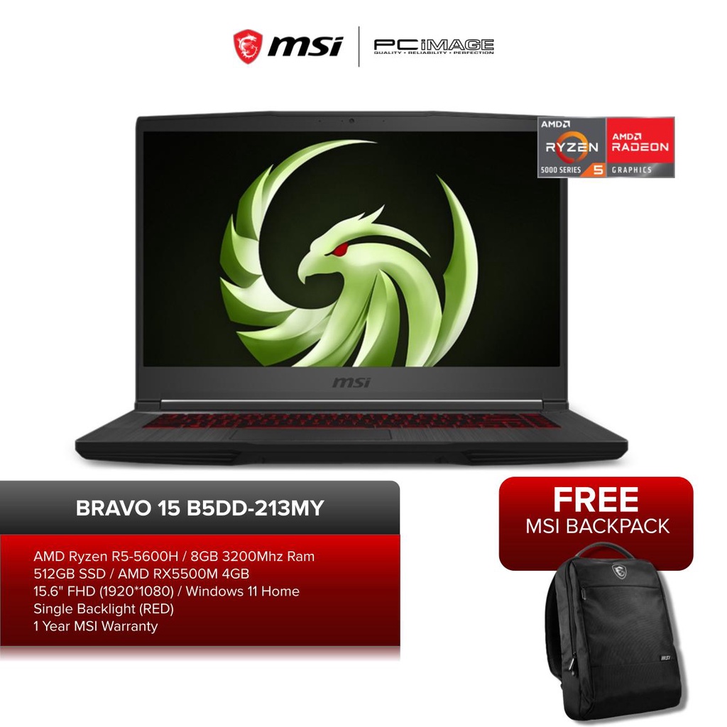 MSI Bravo 15 Price in Malaysia & Specs - RM3099 | TechNave