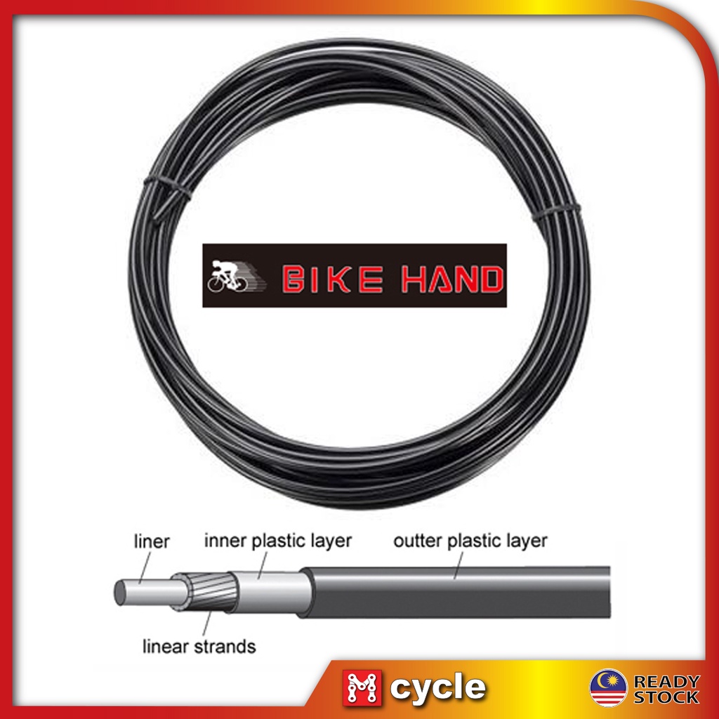 Bikehand BH-46 SL Superlight 4MM Gear 5MM Brake Outer Cable Housing Brek Gear Shifter Road Bike MTB