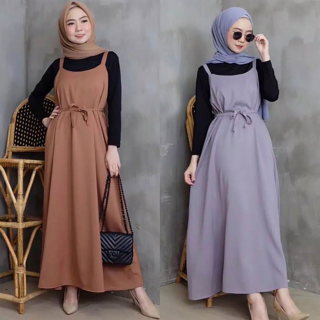 overall dress shopee