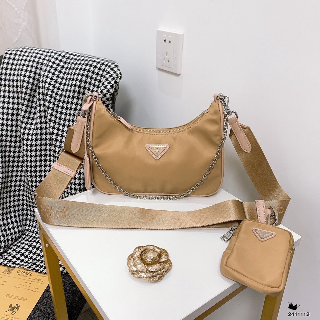 prada three piece bag