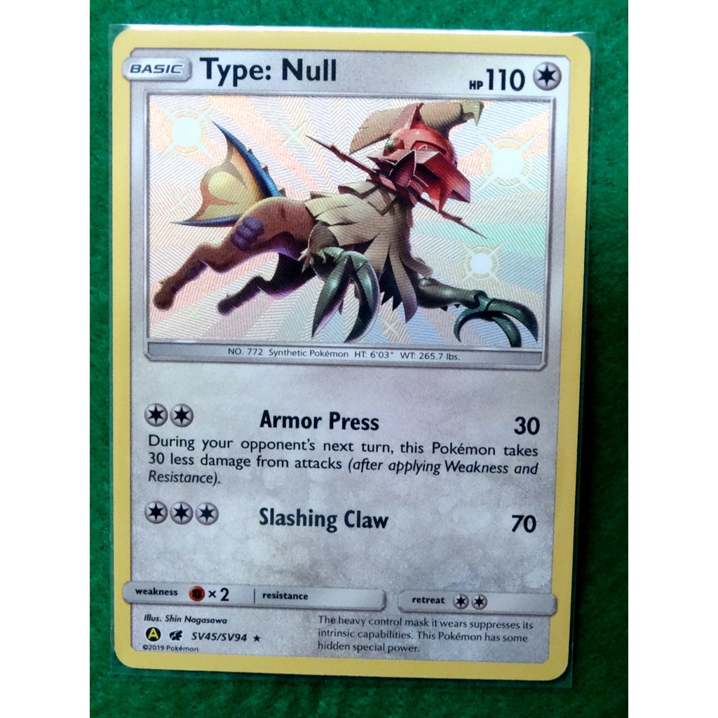 M Type Null Sv45 Sv94 Texture Holo Foil Shiny Shining Pokemon Card Ptcg Hidden Fates Shopee Malaysia