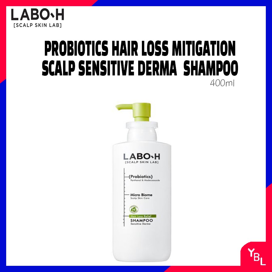 💕[LABO-H]PROBIOTICS HAIR LOSS MITIGATION SCALP SENSITIVE DERMA SHAMPOO  400ml l KOREA HAIR CARE BEAUTY💕 | Shopee Malaysia