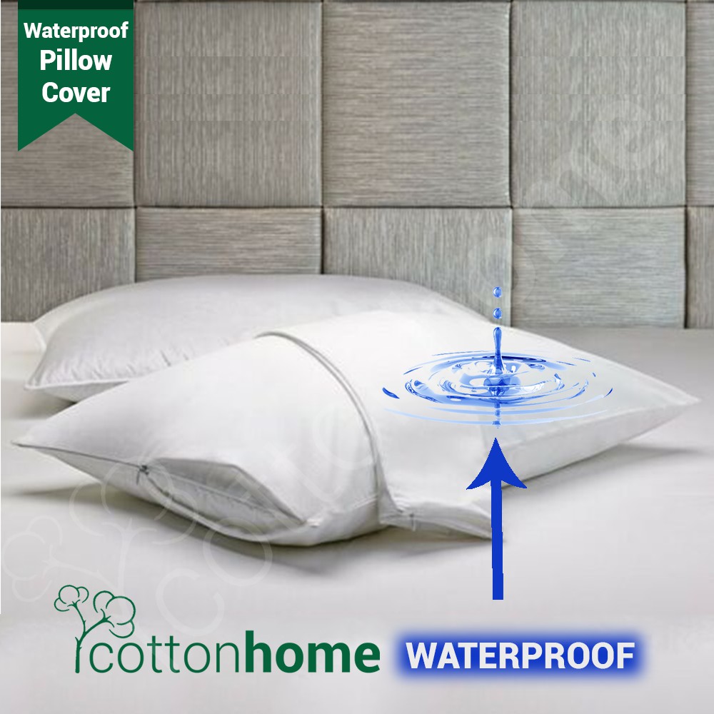 Waterproof Pillow Cover Case WITH zip / WATERPROOF / READY STOCK