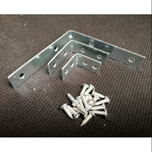 L shape bracket with hole and screw L bracket for easy diy support 4