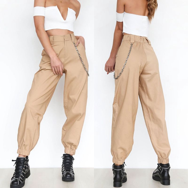 high waisted cargo pants womens
