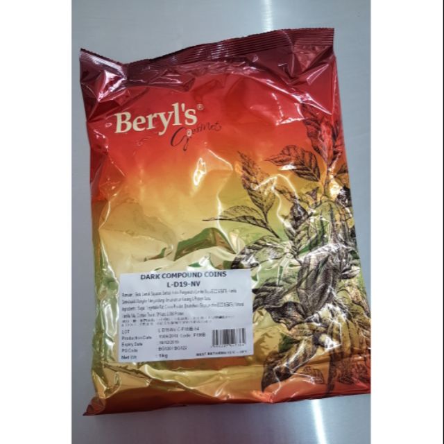 Beryl's Chocolate Dark Compound Coin | Shopee Malaysia