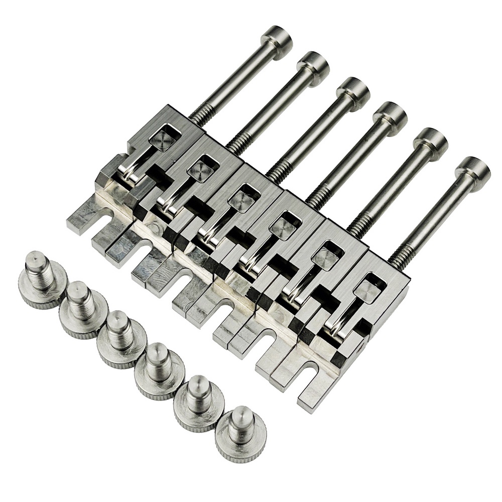 【Made in Japan】1 Set Electric Guitar Bridge Stainless Steel Saddle For FR Floyd Rose Tremolo System Bridge Saddles