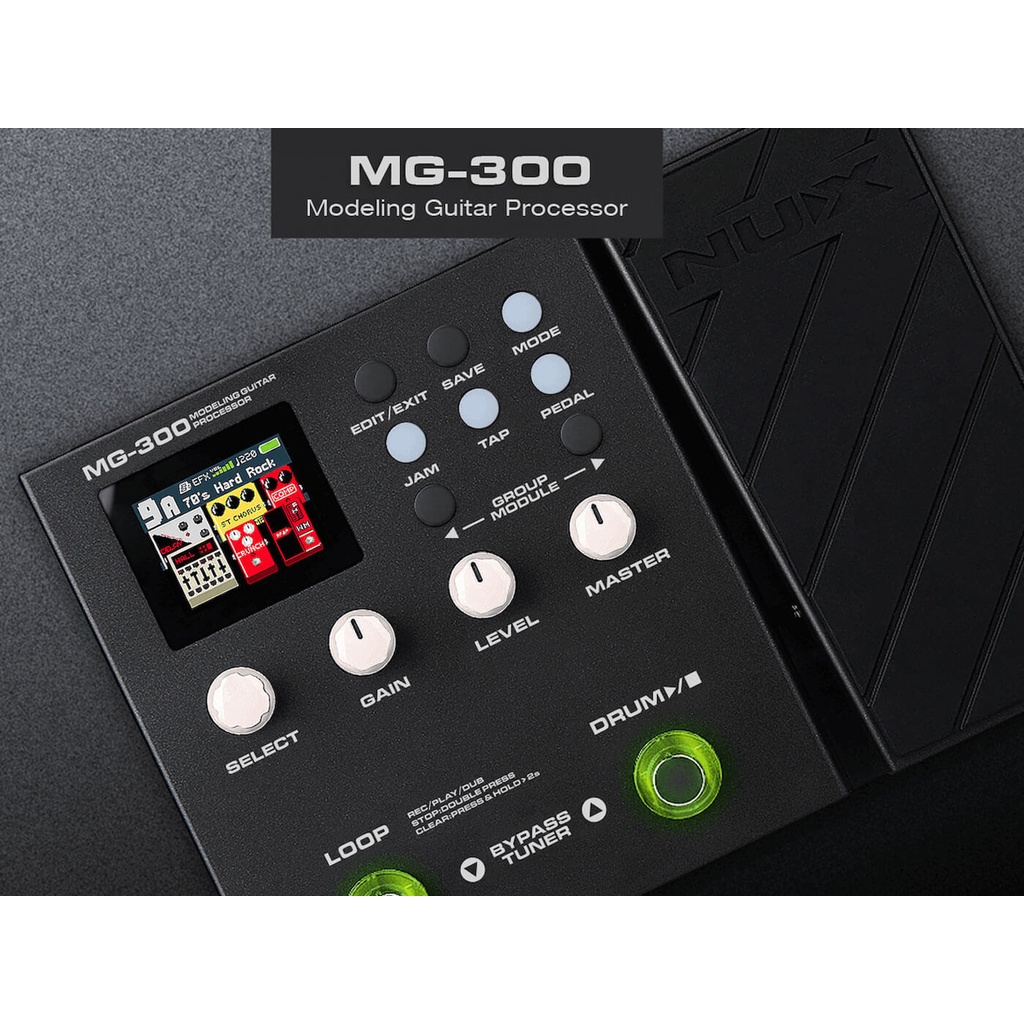 Nux Mg Modelling Guitar Processor Multi Electric Guitar Effects Pedal Mg Mg