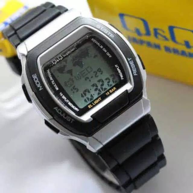 Q Q Qnq Qq Mmw3 Mmw3p Mmw3p101y Original Water Resistant 10 Bar Databank Men S Watches Shopee Malaysia