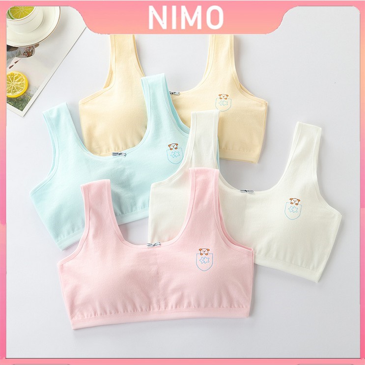 7-16 Years Baby Bra Girl Underwear Training Bra Teen Girl Student Vest